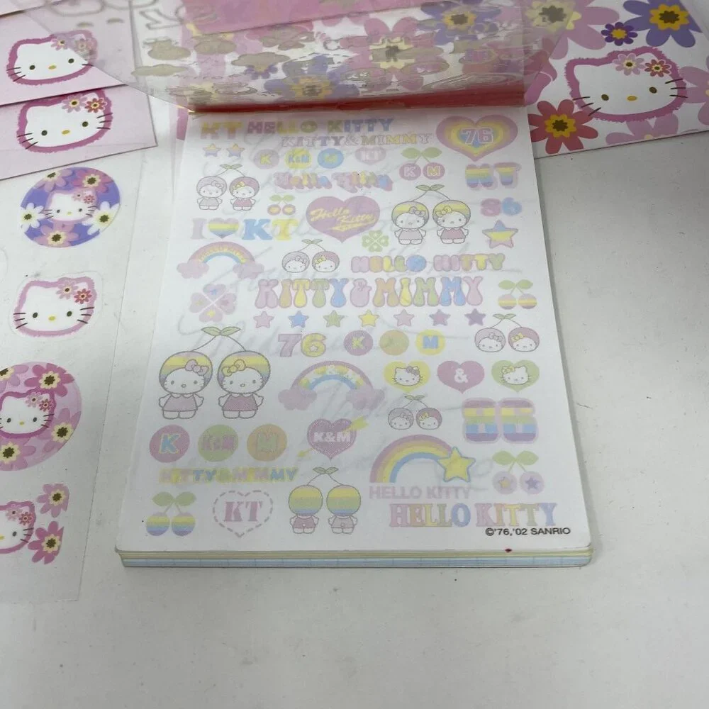 Sanrio Hello Kitty And Mimmy Stationery Bundle Envelopes Stickers Notepad Cards